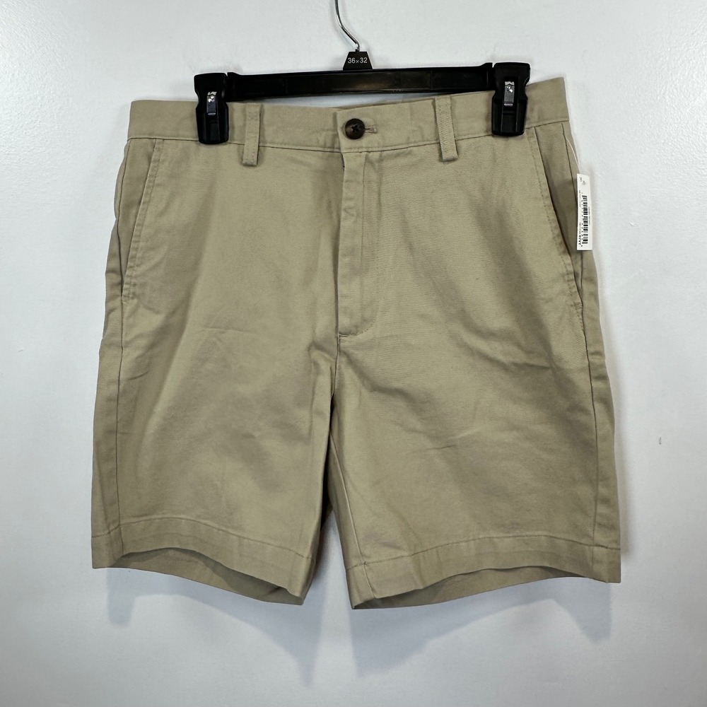 Amazon Essentials Classic Fit‎ Chino Shorts Casual Khaki Beige 30W